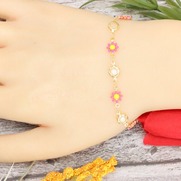 "Trendy Bracelet for Girls & Women – Cute, Adjustable & Gift-Ready | MLCRC1179 - Picture 3 of 10